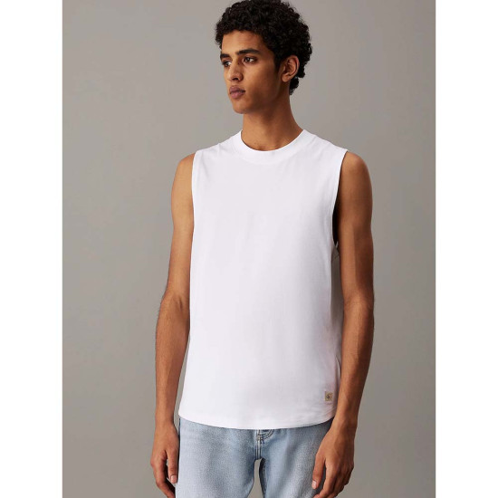 Calvin Klein Ανδρική αμάνικη μπλούζα Cotton Badge Tank Top